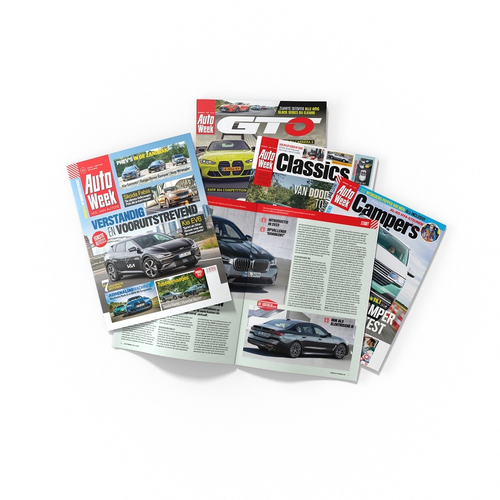 AutoWeek, vol van auto’s afbeelding